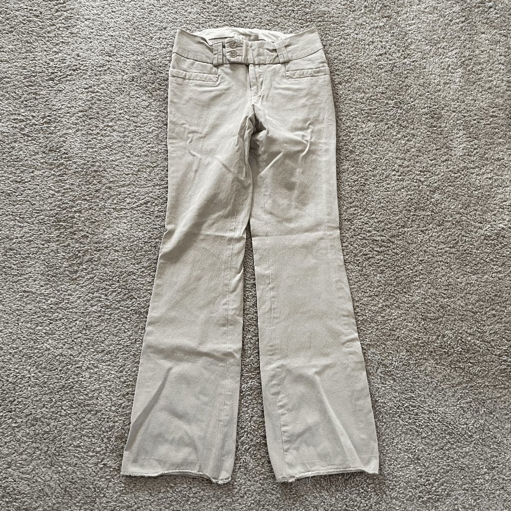 Banana Republic Martin Fit Pants Regular 2R Brown Flare